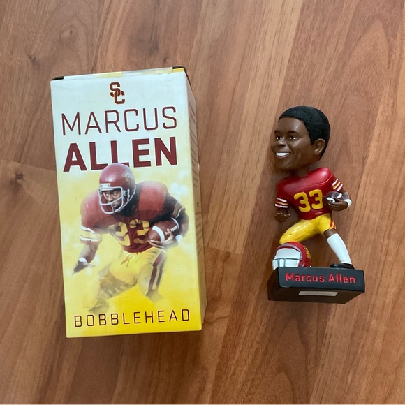 Vibrant Red and Yellow Football Decor Accessory - Picture 1 of 1